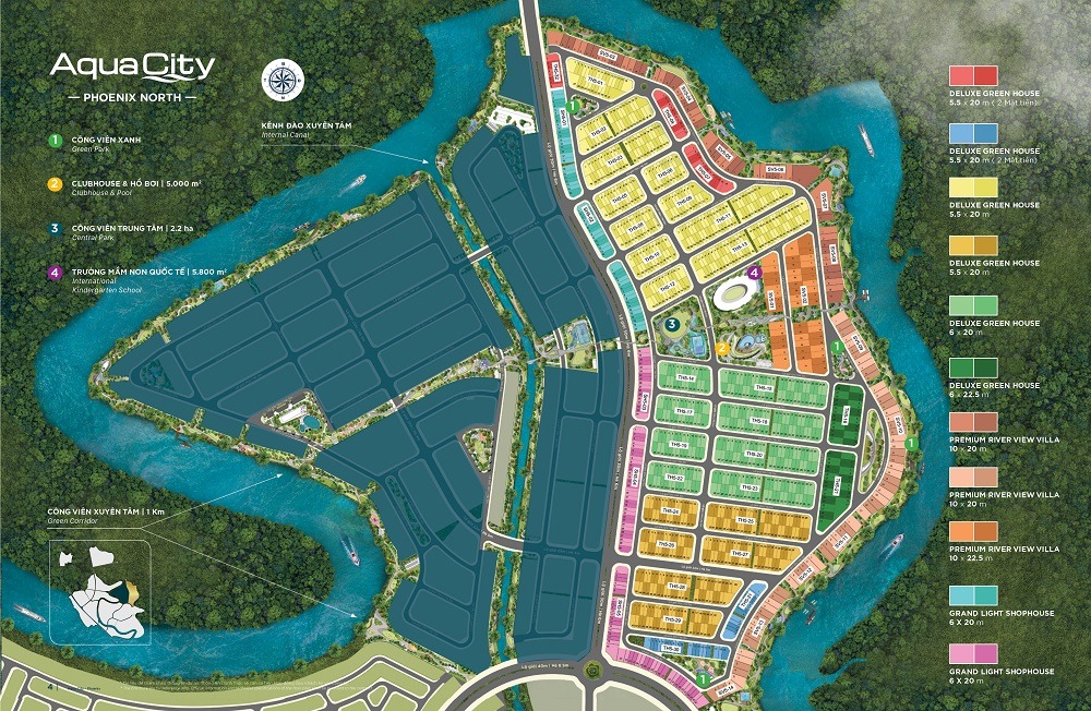 Aqua City Phoenix West – Phân Khu Sống Sinh Thái Đáng Đầu Tư